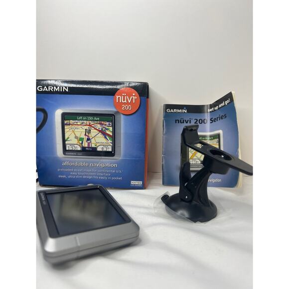 Garmin Gps Nuvi 200 Touchscreen Navigation in Box! - Picture 10 of 15